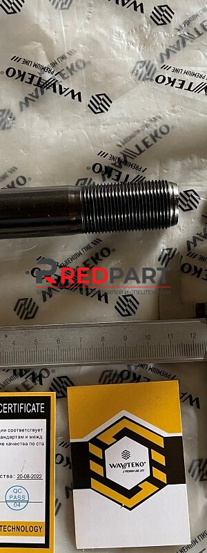 Шпилька колесная задняя с гайкой L=120/130 D=22 M22 F3000 с насечкой  усиленная 12,9 WAYTEKO PREMIUM Шпилька колесная задняя с гайкой L=120/130 D=22 M22 F3000 с насечкой  усиленная 12,9 WAYTEKO PREMIUM